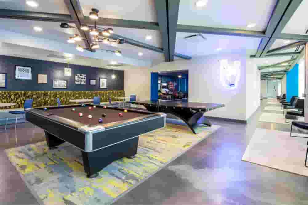 Game Lounge with pool table and table tennis